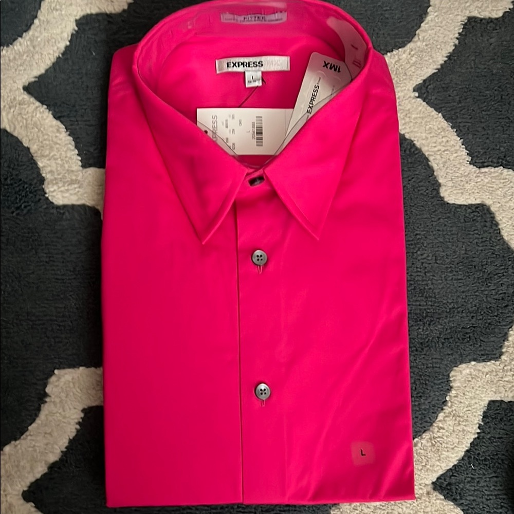 Express Pink Dress Shirt NWT